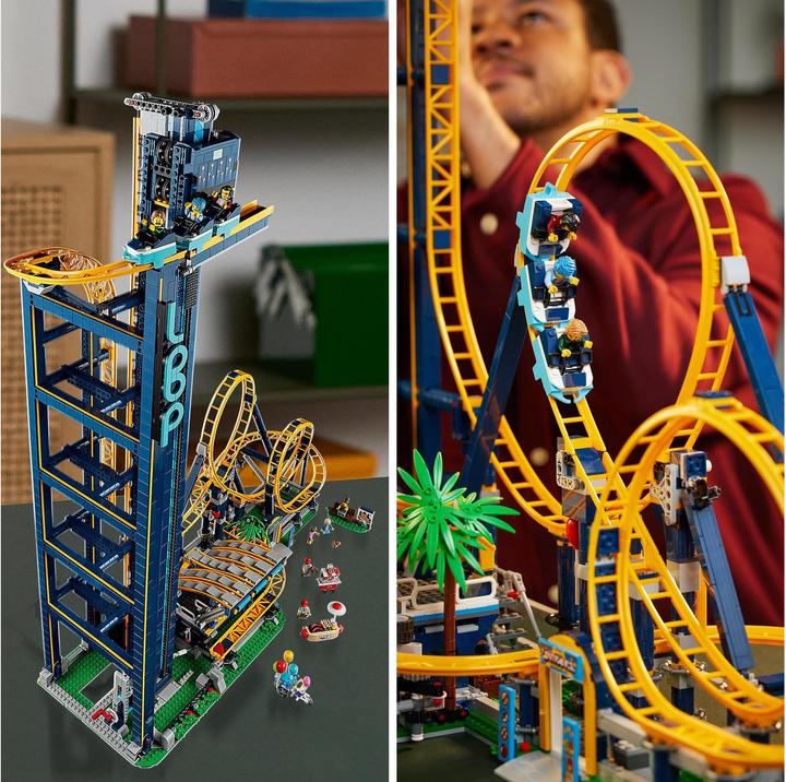 Productafbeelding LEGO Lusvormige achtbaan (10303, LEGO Icons, LEGO Zeldzame Sets)