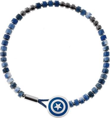 Actual product image Disney Captain America Marvel Beaded Bracelet B600628QML-8.CS