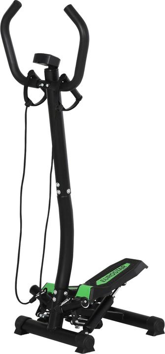 Immagine prodotto Homcom Stepper Stahl, ABS Schwarz+Grün