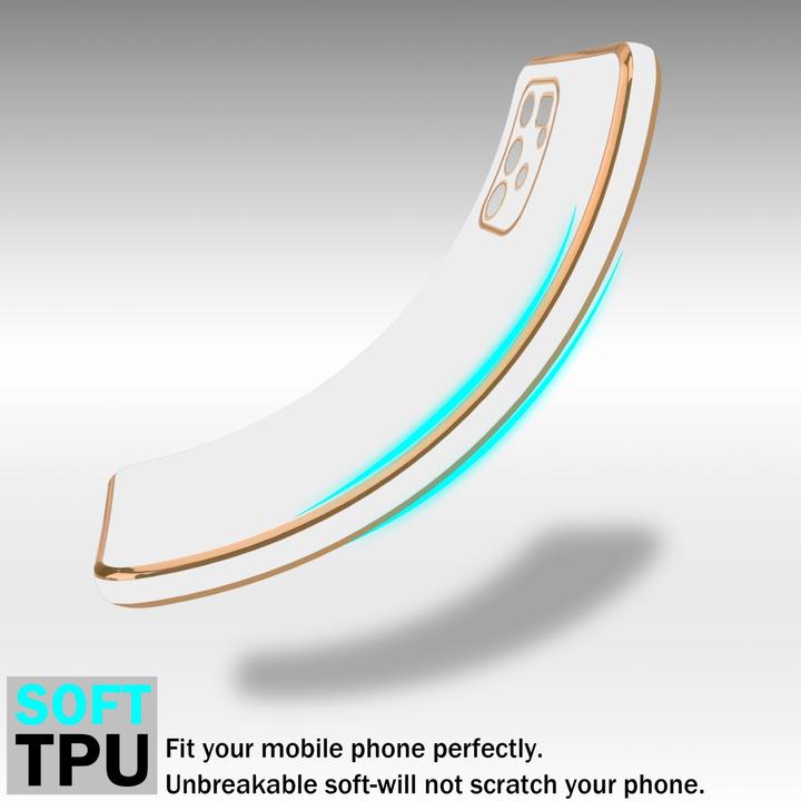 Actual product image Cadorabo Case for Samsung Galaxy A91 / S10 LITE / M80s in TPU with camera protection LM130 Style (Samsung Galaxy A91, Samsung Galaxy S10 Lite)