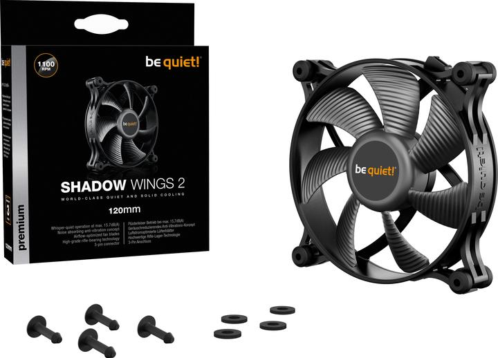 Produktbild be quiet! Shadow Wings 2 (120 mm, 1 x)