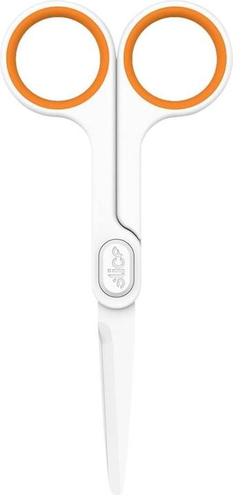 Actual product image Slice 10544 Universal scissors left-handed, right-handed 141 mm White, orange (14.10 cm)