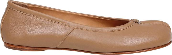 Actual product image Maison Martin Margiela Maison margiela tabi ballerina in camel color leather (38)