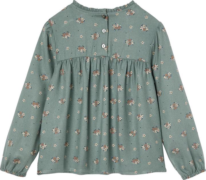 Actual product image Vertbaudet Girls' blouse with floral pattern (140)
