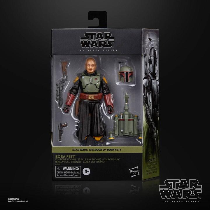 Actual product image Hasbro The Black Series Boba Fett (Thronsaal) 15 cm grosse Star Wars: The Book of Boba Fett Figur
