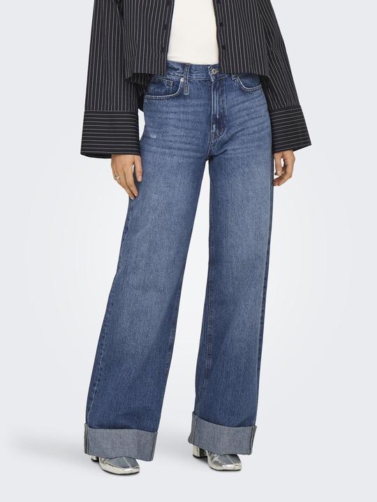Produktbild Only ONLBROOME Hohe Taille Weiter Beinschnitt Jeans Jeans mit weitem Bein (W27/L32)