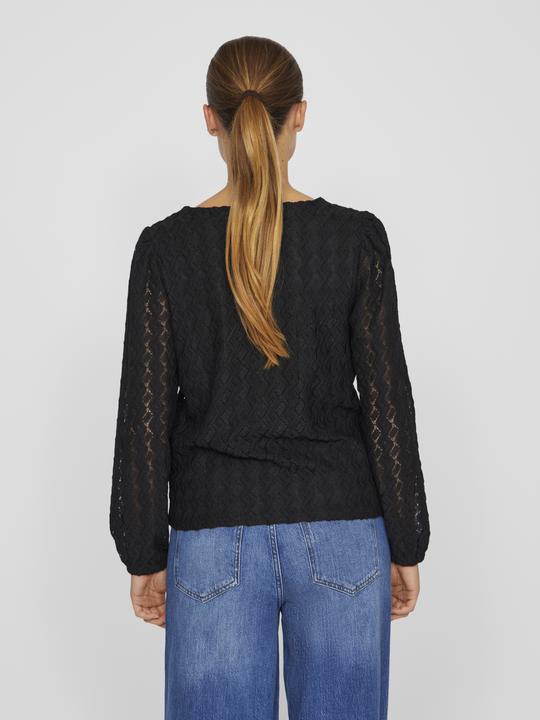 Actual product image Vila V-neck top with long sleeves (S)