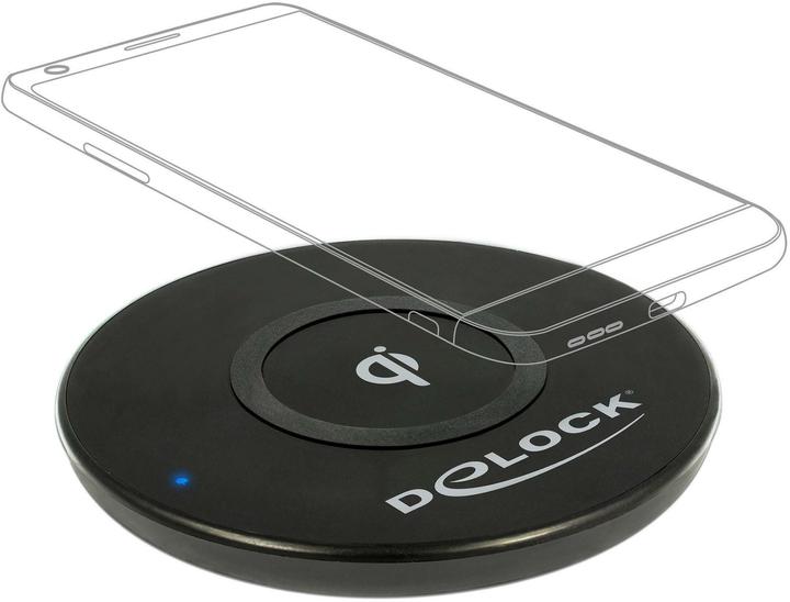 Produktbild Delock Qi Fast Charger schwarz (10 W)