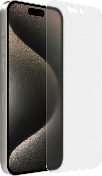 Produktbild Vmax gehärtetes Glas 0,33mm klares Glas für iPhone16 Plus / 15 Plus 6,7" mattiert (1 Stück, Apple iPhone 16 Plus)