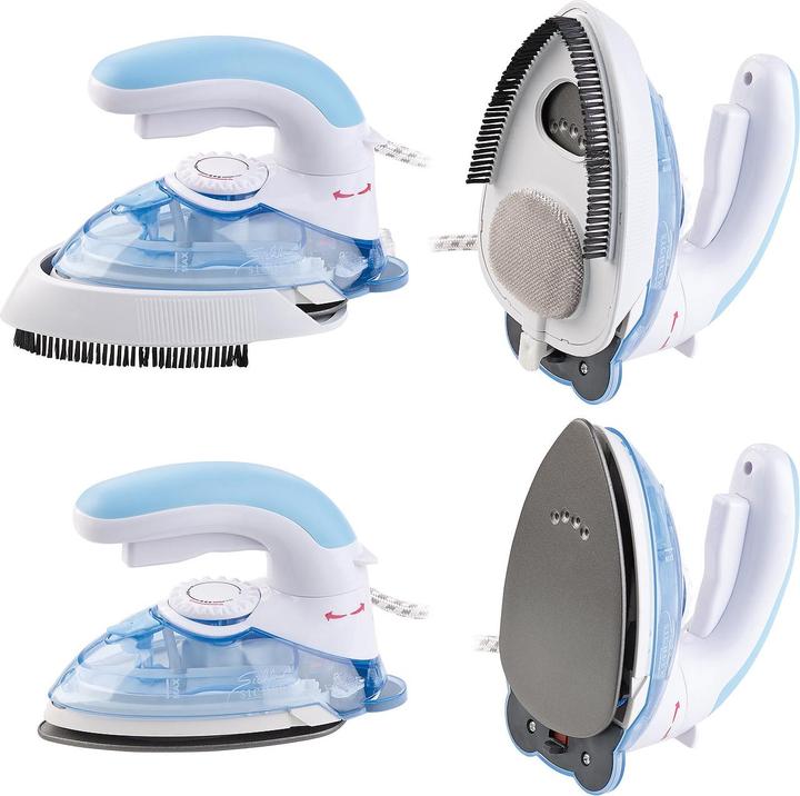 Produktbild Sichler 2in1-Reise-Dampfbügeleisen mit Dampfbürste (800 W)