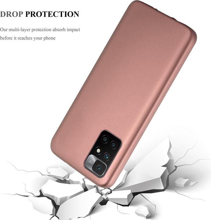 Produktbild Cadorabo TPU Matt Metallic Hülle (Xiaomi Redmi 10, Xiaomi Redmi Note 11)