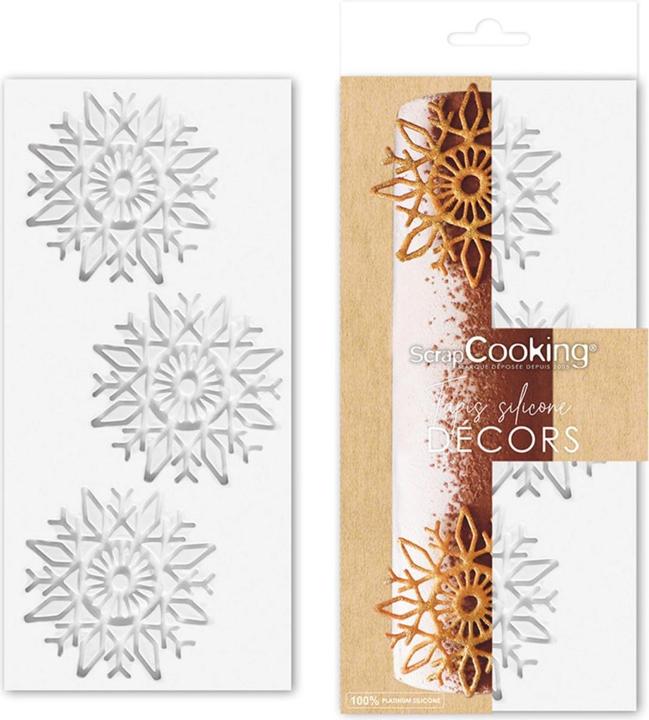 Image du produit ScrapCooking Moule à gâteaux pour topper Noël Flocons de neige