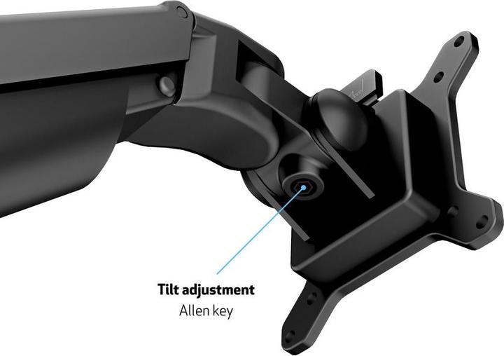 Actual product image Multibrackets Table Mount Gas Lift Arm Desk (Wall, Table, 32")