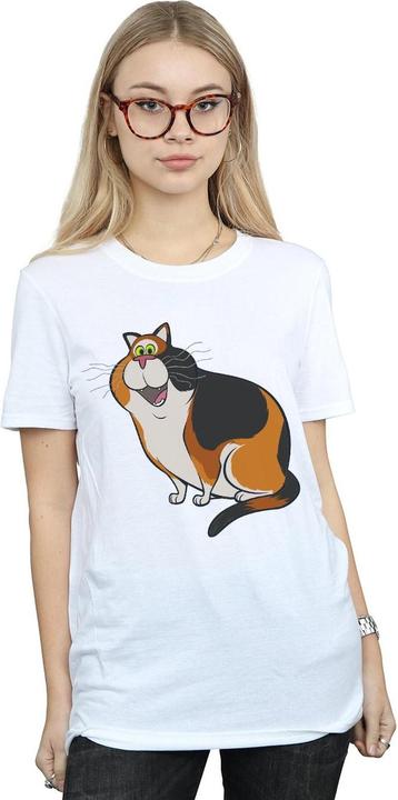 Actual product image Disney Womens/Ladies Soul Mr Mittens Cotton Boyfriend T-Shirt (XL)