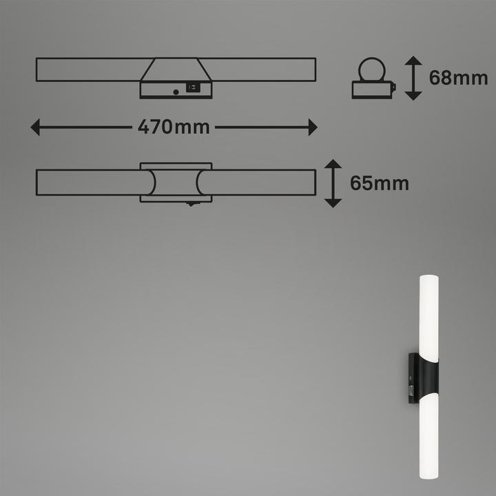 Image du produit Briloner Lampe LED pour salle de bain (1300 lm)