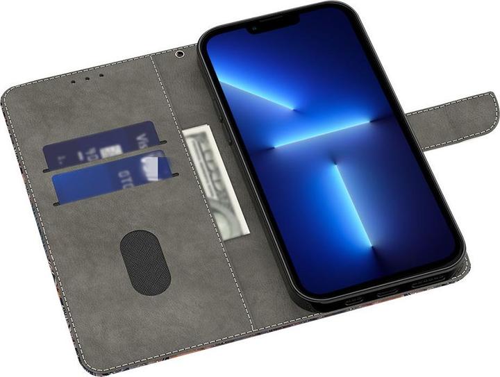 Image du produit Art iPhone 15 Pro Max Livre Etui avec porte-carte coeur doré (Apple iPhone 15 Pro Max)