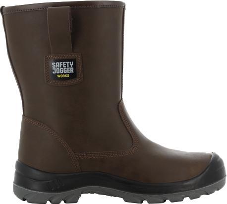 Productafbeelding Safety Jogger SI6005460 Leren veiligheidslaarzen met warme voering bruin (46)
