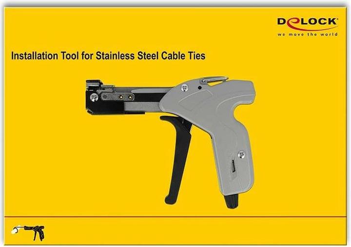 Actual product image Delock Pliers for stainless steel cable ties (180 mm)