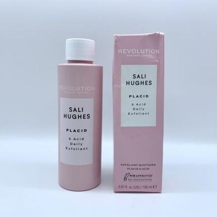 Actual product image Revolution Skincare Gentle exfoliating tonic X Sali Hughes (Placid 5-Acid Daily Exfoliant) 150 ml (Tonic water, 150 ml)