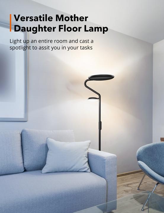 Actual product image Taotronics TT-DL072 Floor lamp white 10 W (500 lm)