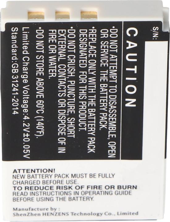 Actual product image Logitech Battery Harmony 1000, Harmony 1100, Squeezebox (1 pcs., Device specific, 900 mAh)