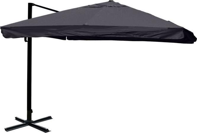 Immagine prodotto Mendler Ombrello semaforo gastronomico HWC-A96, 3x4m (Ø5m) Poliestere Alu/Acciaio, Falda, antracite senza (3 m)