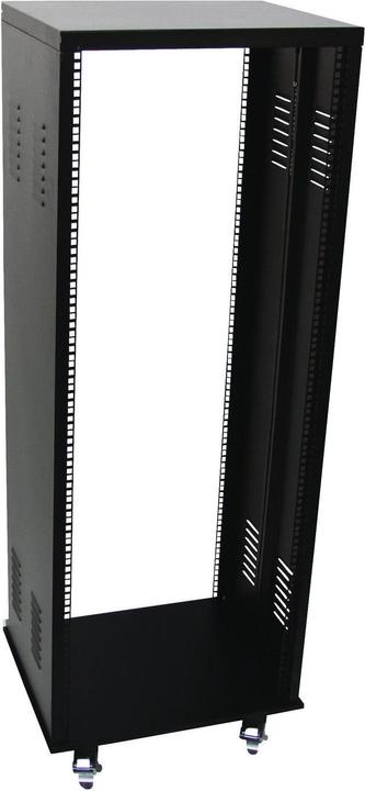 Omnitronic SR-19 rack da 19 pollici 30 U in acciaio con rotelle (Portapacchi 19)