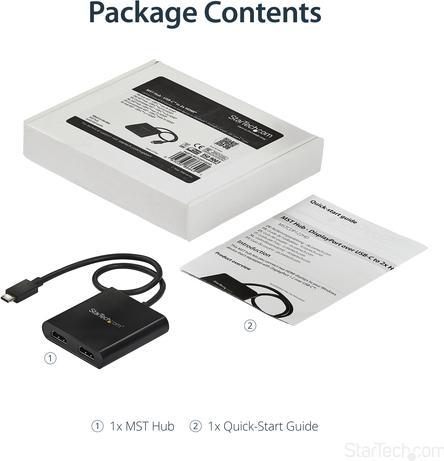 Produktbild StarTech USB-C zu HDMI Multi-Monitor Adapter (HDMI, 6.20 cm)