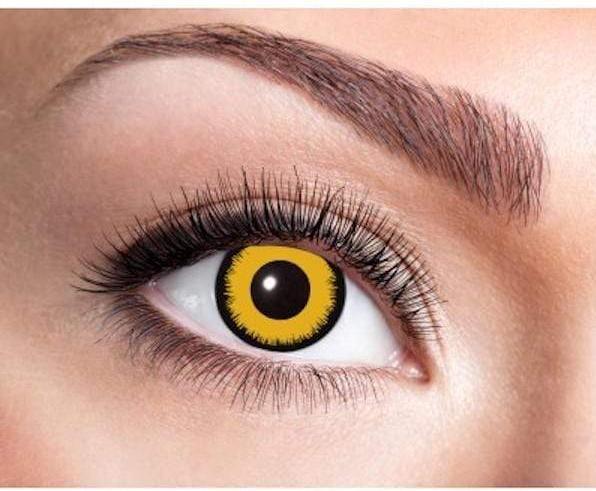 Actual product image Eyecatcher Contact Lenses Angelic Yellow (Angelic Yellow)