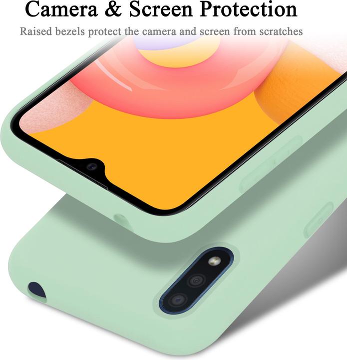 Immagine prodotto Cadorabo Copertura della cassa del silicone liquido TPU (Samsung Galaxy A01)