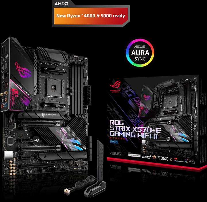 Image du produit ASUS ROG Strix X570-E Gaming Wifi II (AM4, AMD X570, ATX)