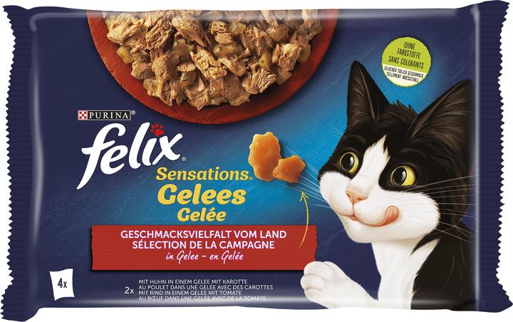 Immagine prodotto Felix sensation Gelée manzo & pollo (Adulto, 4 pz., 340 g)