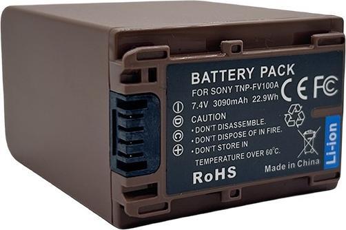 Image du produit Acconic Batterie avec entrée USB-C pour Sony NP-FV100 FDR-AX40 FDR-AX45 FDR-CX680 NEX-VG30 (Batterie)