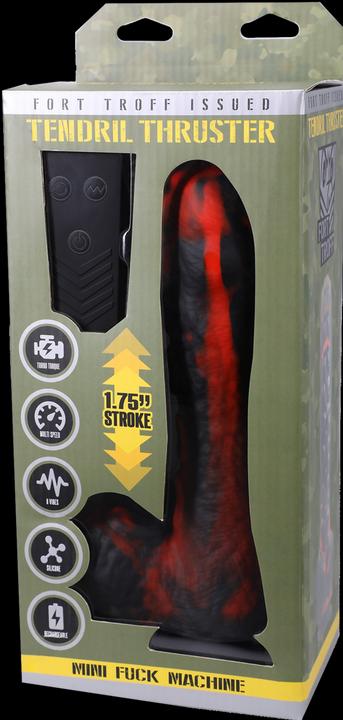 Actual product image Fort Troff Tendril Thruster - Mini Fuck Machine + Remote/Black