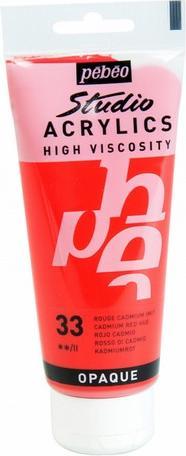 Produktbild Pebeo Studio Acrylics Feine Acrylfarben (Kadmiumrot Imit., 100 ml)