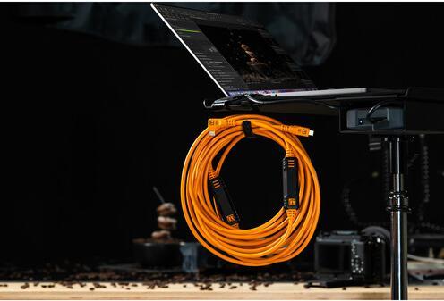 Image du produit Tether Tools TetherPro USB-C Optima 10G rechts orange 9,4m (9.40 m, USB 3.2 Gen 2)