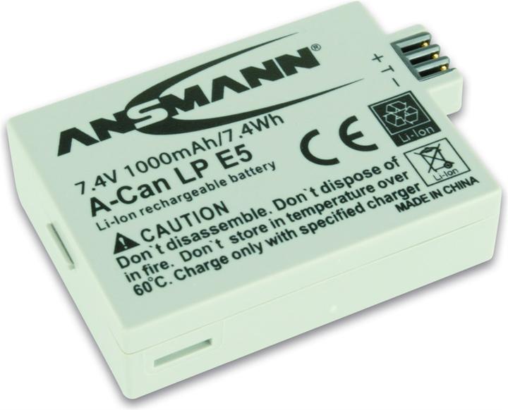 Actual product image Ansmann Canon LP-E5 Battery (Rechargeable battery)
