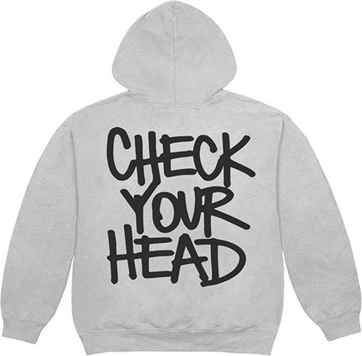 Image du produit Universal Textiles Sweat à capuche unisexe pour adulte Check Your Head (S)