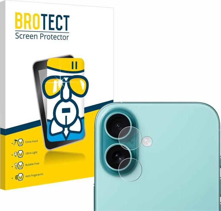 Actual product image BROTECT AirGlass Glass (1 Piece, Apple iPhone 16 Plus)