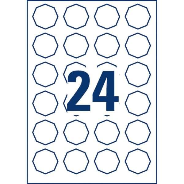 Produktbild Avery Runde Etik. 40,8x40,3