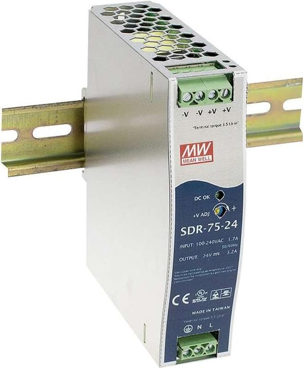 MeanWell Stromversorgung Netzteil 76 W Metallisch
