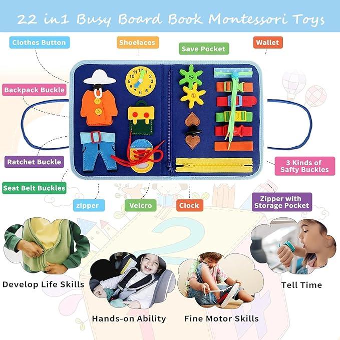 Produktbild Activity Board Busyboard 7 In 1, Vorschule Lernen Aktivitäten