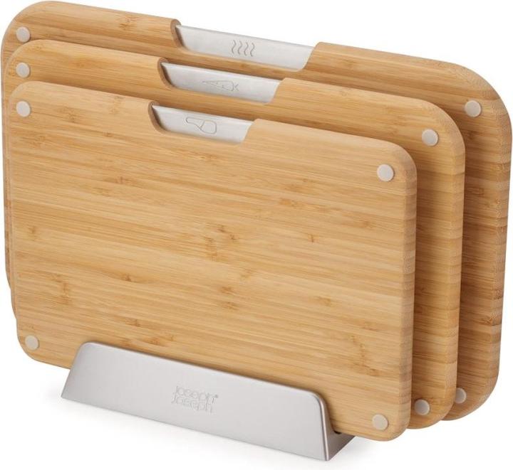 Joseph Joseph 3er Set Nest Boards Schneidbrett mit Halterung