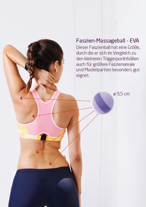 Actual product image Yogistar Faszien Massageball Eva
