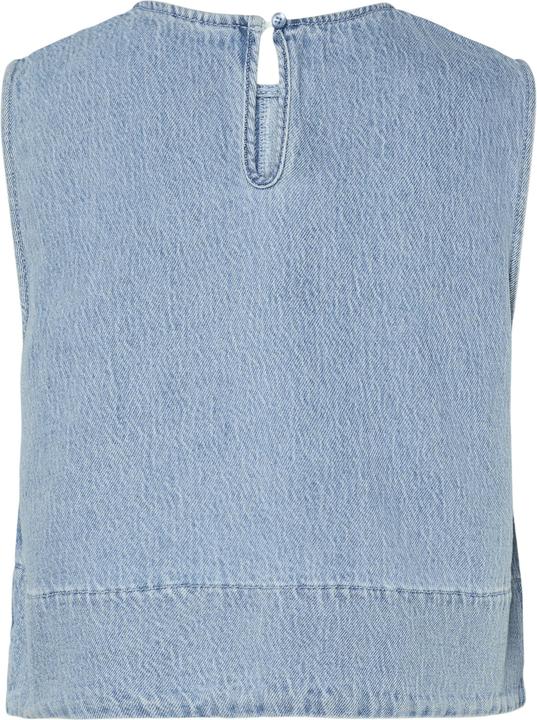 Image du produit Pieces PCFLORA ÄRMELLOSES DENIM Oberteil (M)