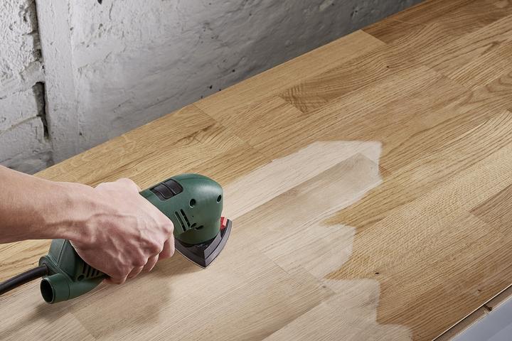 Actual product image wolfcraft wolfcraft 5 adhesive sanding sheets Aluminium oxide K40 Delta 105mm (40)