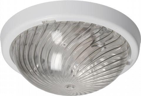 Orno 7070T-ALFA/PL Ceiling light, lamp, 75W, E27, IP44, IK10, transparent polycarbonate cover (E27)