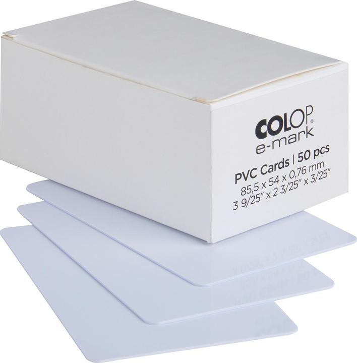 Actual product image Colop Labels PVC cards 85.5 x 54 mm, 50 pieces