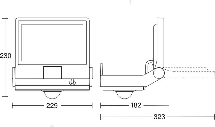 Actual product image Steinel Sensor LED Spotlight (2204 lm, IP44)