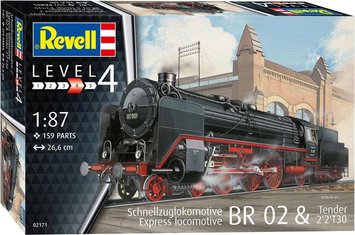 Image du produit Revell Locomotive express BR 02 & tender 2'2'T30